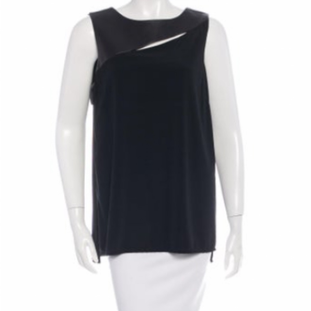 rag & bone leather top